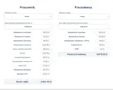Kalkulator wynagrodzeń: brutto 4000 zł, netto 2951,09 zł. Koszt pracodawcy 4819,20 zł.